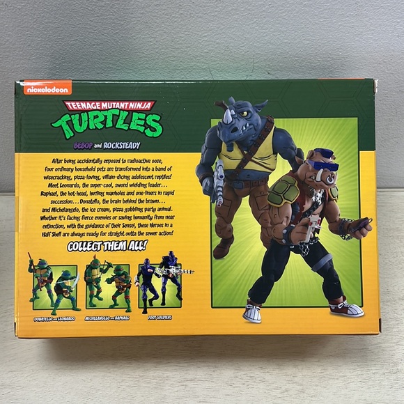 NIB - NECA Nickelodeon Teenage Mutant Ninja Turtle - Bebop and Rocksteady - Picture 7 of 11